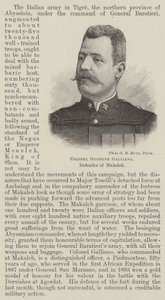 Albay Giuseppe Galliano, Makaleh Savunucusu (gravür) by English School