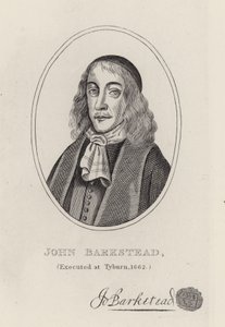 Albay John Barkstead (gravür) by English School