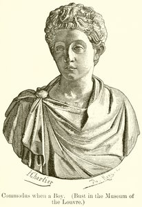 Erkekken Commodus. (Louvre Müzesi