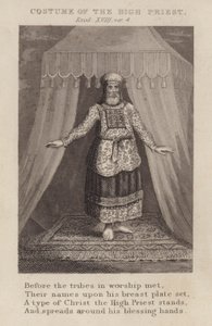 Baş Rahip Kostümü, Exodus XVIII, ver 4 (gravür) by English School