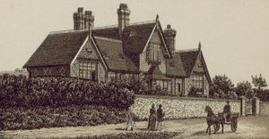 Cottage Hastanesi, Petersfield (litho) by English School