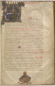 Cotton Nero D. VI f.4 İngiltere Kralı III. Edward
