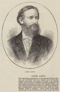 Kont Arnim (gravür) by English School