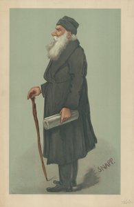 Kont Lyof Nikolaevich Tolstoi, 24 Ekim 1901, Vanity Fair karikatürü by English School