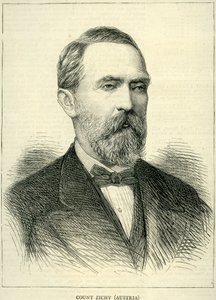 1877 Grafiğinden Kont Zichy by English School