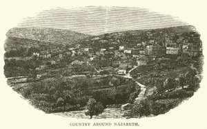 Nasıra çevresindeki ülke (gravür) by English School