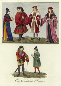 15. ve 16. Yüzyılların saray mensupları by English School