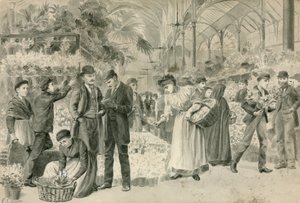 Covent Garden, Londra (kağıt üzerinde wc) by English School