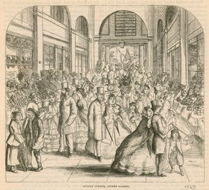 Covent Garden Market, Londra: Orta cadde by English School