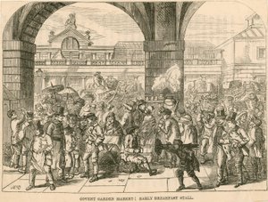 Covent Garden Market, Londra: erken kahvaltı durak by English School