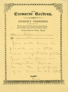 Cremorne Bahçeleri, Londra: Merlins Kehaneti by English School