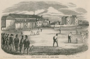 Lords Cricket Ground, St Johns Wood'da Kriket Maçı by English School