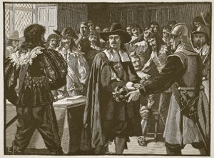 Cromwell Uzun Parlamentoyu dağıtıyor, Cassells Illustrated History of England