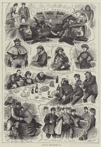 Kanalı Geçmek (gravür) by English School