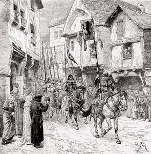 Kutsal Topraklar için yolda Haçlılar by English School