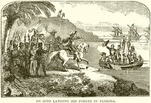 De Soto, Kuvvetlerini Florida