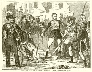 General Henschi'nin ölümü. Buda Fırtınasında Gorgey by English School
