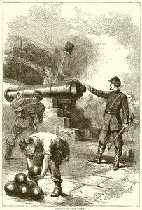 Fort Sumter Savunması by English School