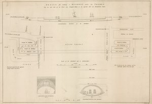 Thames altında bir karayolu için tasarım by English School
