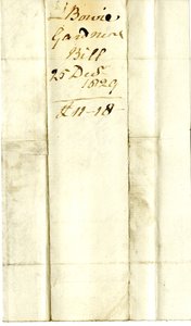 Devonshire MSS AS 3101, Pinder Simpson tarafından Lord George Cavendish için kapatılmış, Alexander Bowie