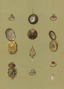Pırlanta Yüzük, Altın Saat, Kantaşı Cameo, Altın Saat, Mücevherli Tektaş, İskoç Kraliçesi Mary