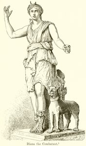Savaşçı Diana by English School