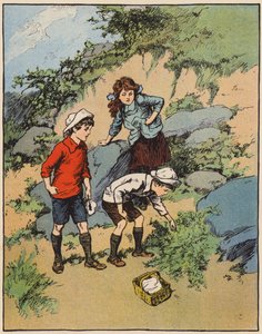 "Eğreltiotu Yatağını Soğuk ve Boş Bulduk" (renkli taş baskı) by English School