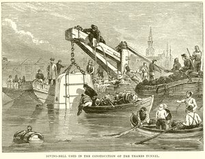 Thames Tüneli İnşaatında Kullanılan Dalış Çanı by English School