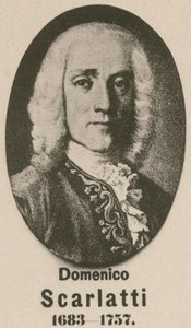 Domenico Scarlatti (gravür) by English School
