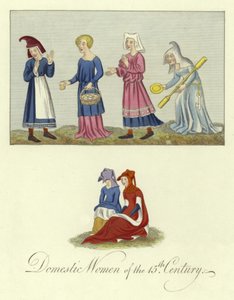 15. yüzyılın ev kadınları by English School