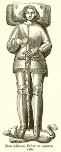 Don Alfonso, Ajufria Lordu. 1382 by English School