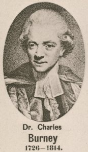 Dr Charles Burney (gravür) by English School