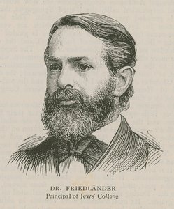Dr Friedlander, Yahudiler Koleji Müdürü by English School