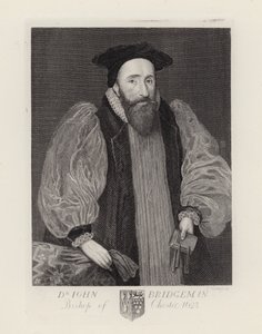 Dr John Bridgeman, Chester Piskoposu (gravür) by English School