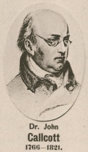 Dr John Callcott (gravür) by English School