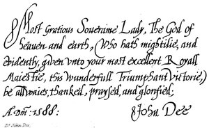 Dr.John Dee by English School