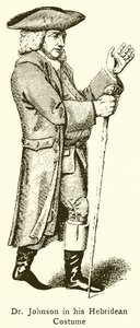 Dr. Johnson Hebrid Kostümüyle by English School