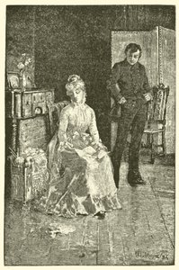 Dr Lydgate ve Rosamond (gravür) by English School