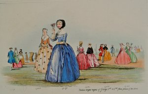 Kral George I ve Kral George II'nin saltanatlarından elbiseler by English School