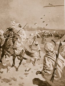 1911-12 İtalyan-Türk Savaşı sırasında Araplar hakkında broşürler bırakmak by English School