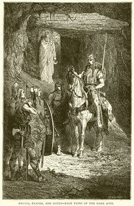 Druidler, Franklar ve Galyalılar--Karanlık Çağların Irk Türleri by English School