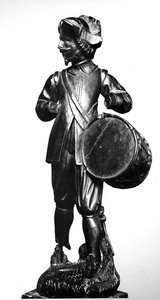 Davulcu, 1638 (ahşap oyma)