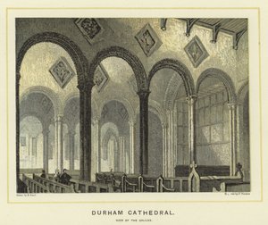 Durham Katedrali, Celile manzarası by English School