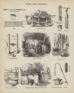 Dyer and Scourer (gravür) by English School