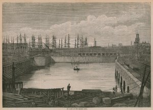 Londra rıhtımında EW Havzası by English School