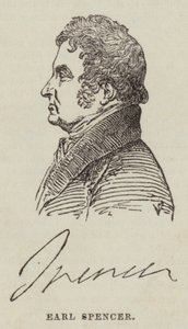 Earl Spencer (gravür) by English School