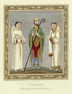 10. ve 11. Yüzyılların Din adamları by English School