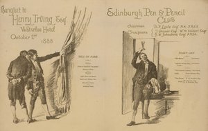Edinburgh Kalem ve Kalem Kulübü: Henry Irving