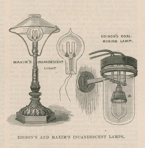 Edison ve Maxims Akkor lambalar by English School