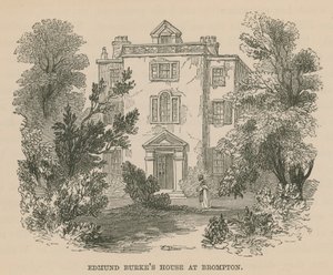 Edmund Burkes Evi, Brompton, Londra by English School